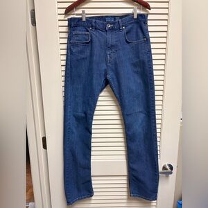 Patagonia Straight Stretch Jeans 33x32 Mens Organic Cotton Blue Denim Iron Clad